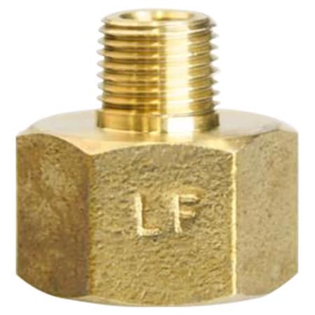 Homeplus+ ATC 3/8 in. FPT X 1/8 in. D MPT Brass Reducing Coupling 6JC120810701040